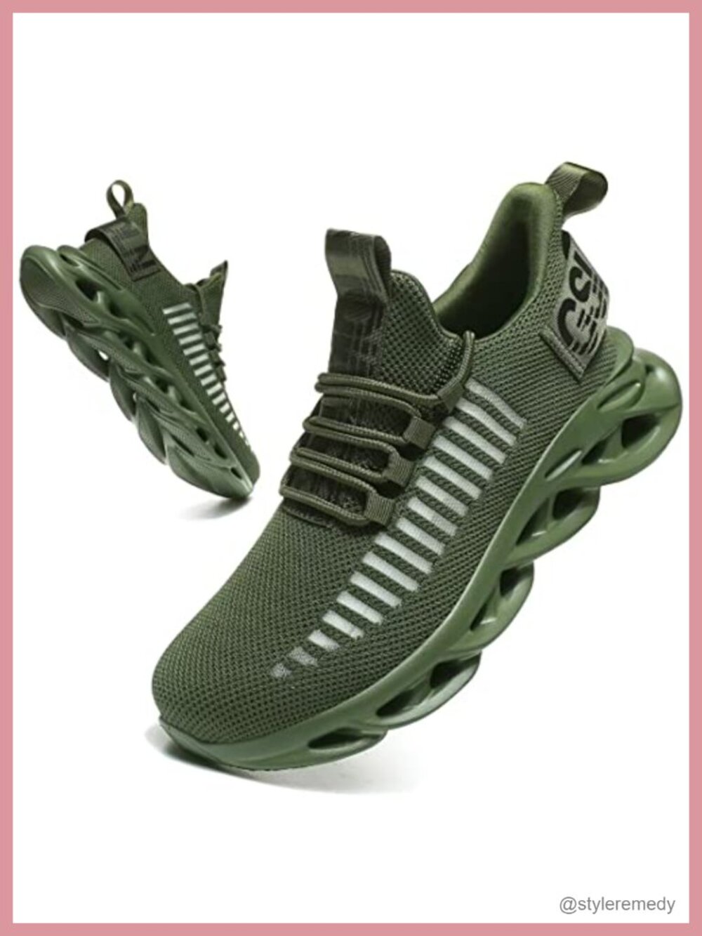 Ultra Lightweight Lace Up Walking Shoes Breathable Mesh Platform Sneakers
